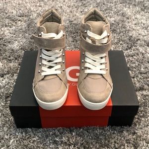 Women’s Guess wedged sneakers